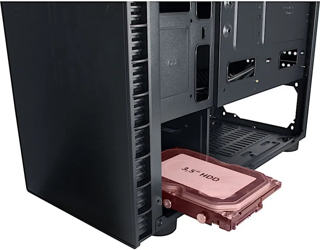 Inter-Tech CXC2 Midi Tower Case - Zwart