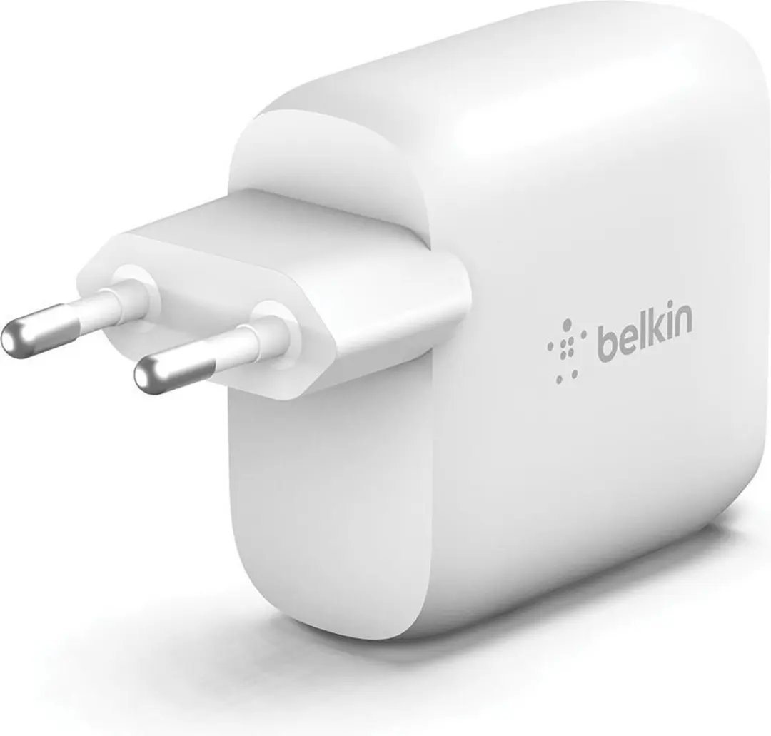 Belkin WCD001vf1MWH Dual USB Oplader 24W - Wit