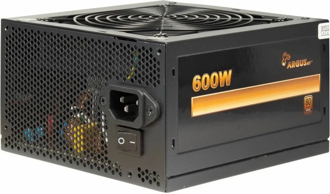 Inter-Tech Argus BPS-600 Voeding - 600W - Zwart