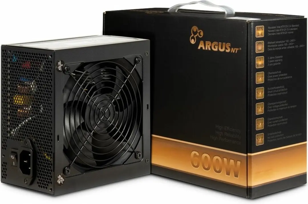 Inter-Tech Argus BPS-600 Voeding