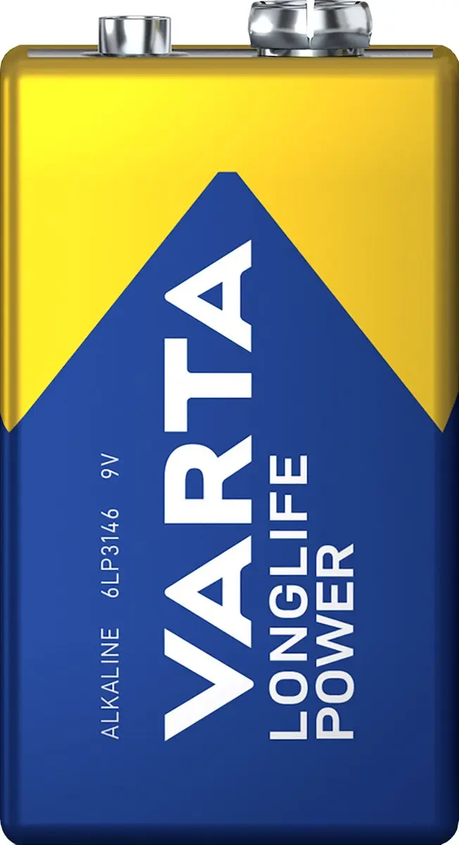 Varta Blok E High Energy Alkaline 9V - 550mAh
