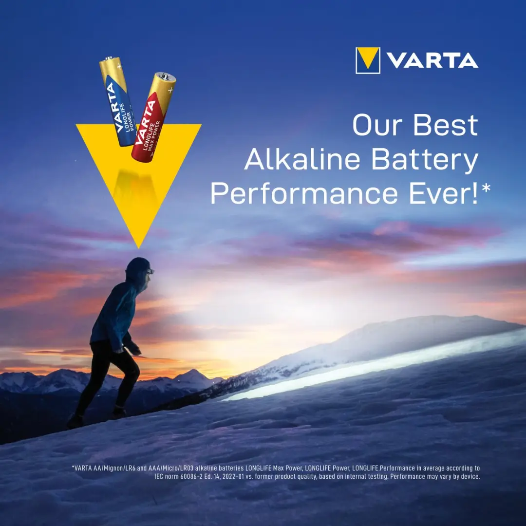 Varta Longlife Power AAA - 1250mAh - 8 Stuks