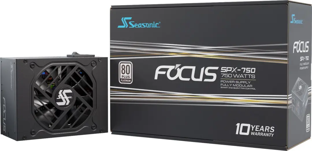 Seasonic FOCUS-SPX-750 Voeding - 750W - ATX - Zwart