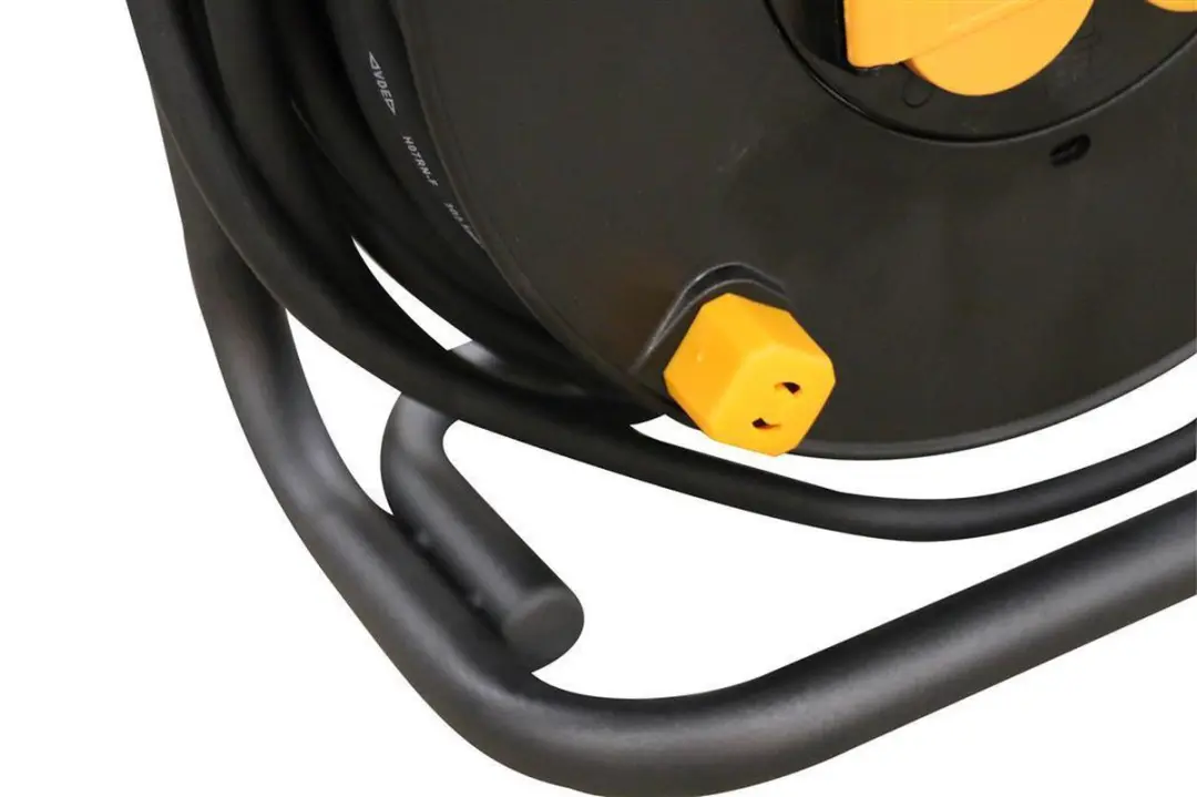 Relectric Pro Kabelhaspel 40m - 4 Stopcontacten - IP44 - Zwart