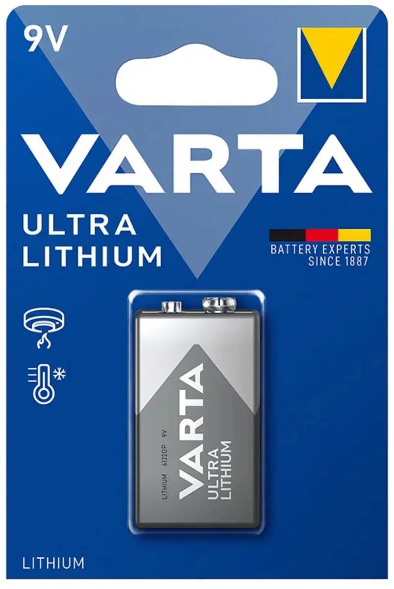 Varta 9V Lithium 1200mAh