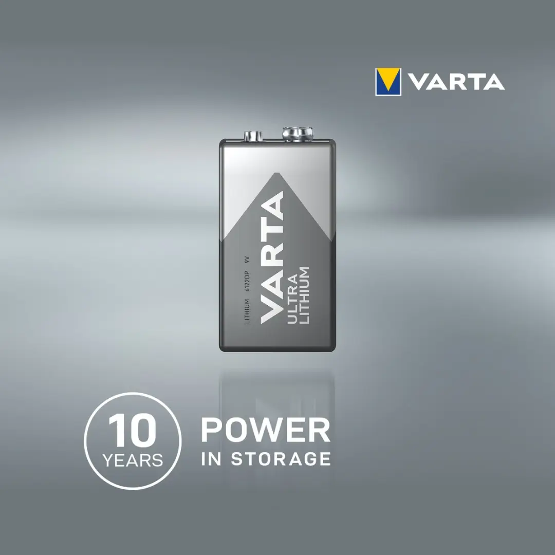 Varta 9V Lithium 1200mAh - 1 Stuks