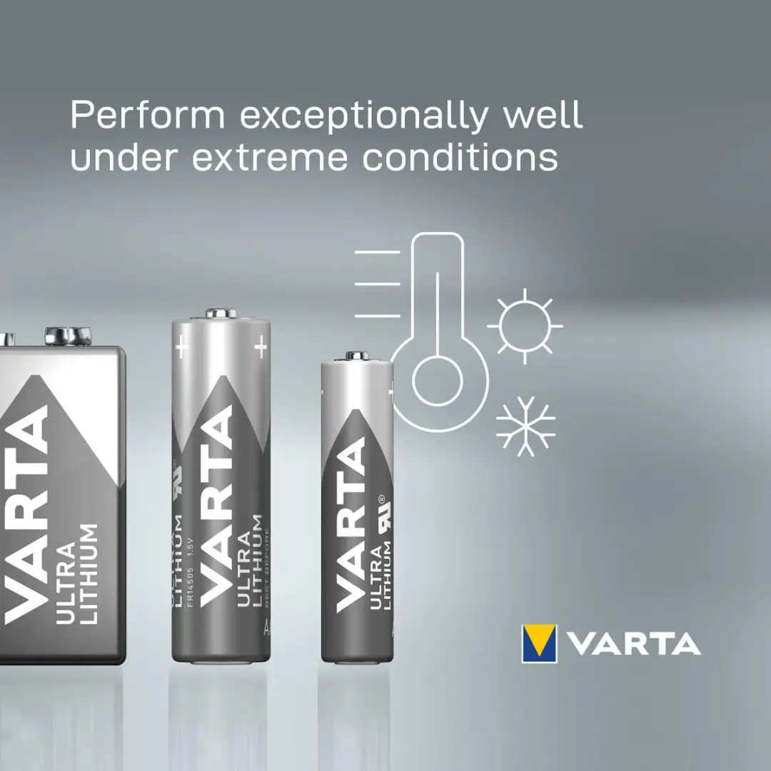 Varta 9V Lithium 1200mAh - 1 Stuks