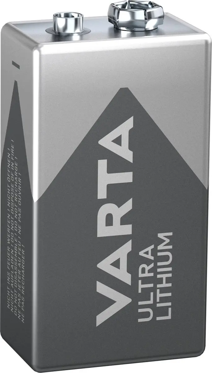 Varta 9V Lithium 1200mAh - 1 Stuks