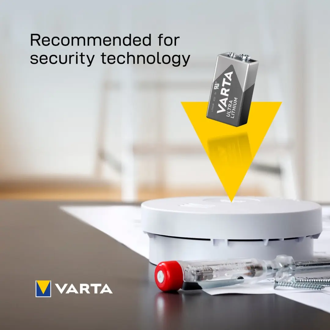 Varta 9V Lithium 1200mAh - 1 Stuks