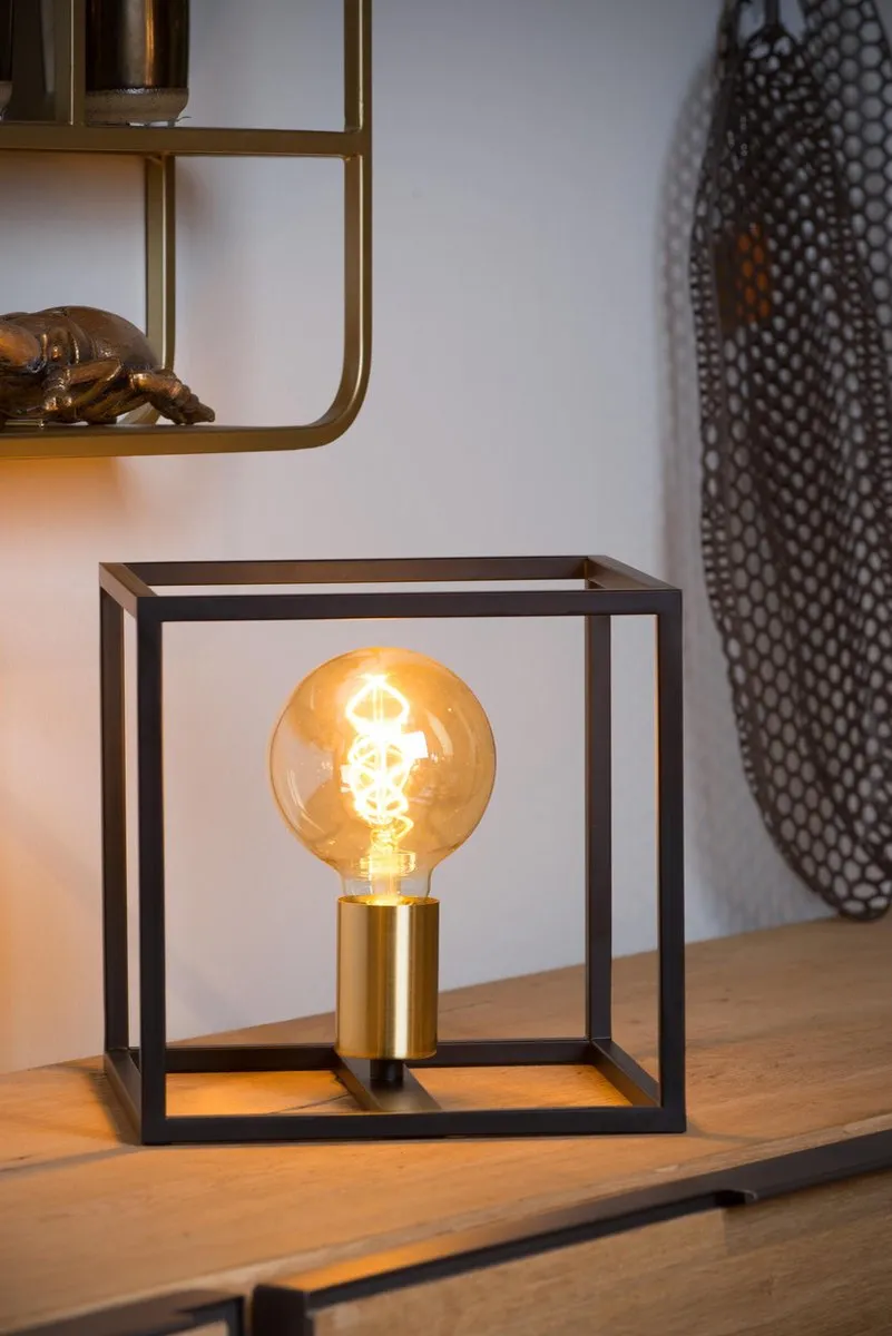 Lucide Ruben Tafellamp E27 - Zwart