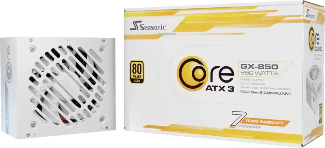 Seasonic CORE GX SRP-CGX851-A5A32SF-W ATX3.1 Voeding