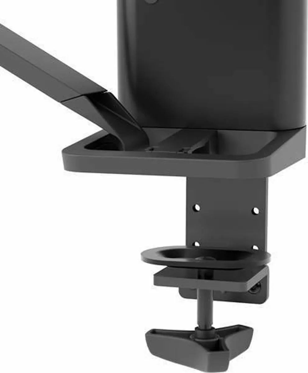 Ergotron TRACE Monitor-tafelbeugel 2-voudig 27" - Zwart