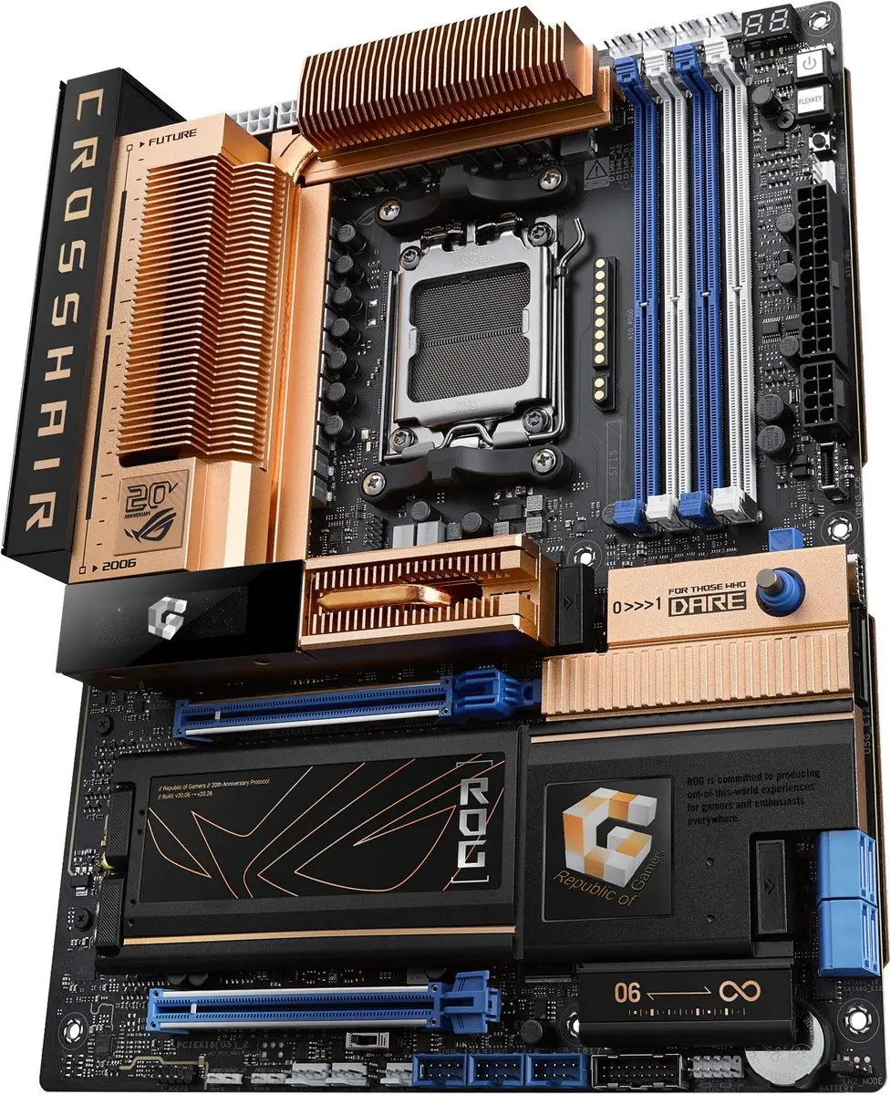 ASUS ROG CROSSHAIR 2006 X870E ATX - 90MB1PP0-M0EAY0 - afbeelding 6 van 6