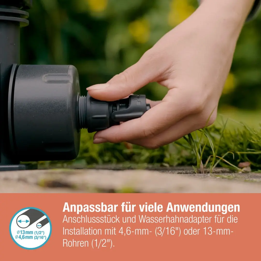 Gardena Micro-Drip Basisstation 4,6mm 13310-20 - afbeelding 6 van 6