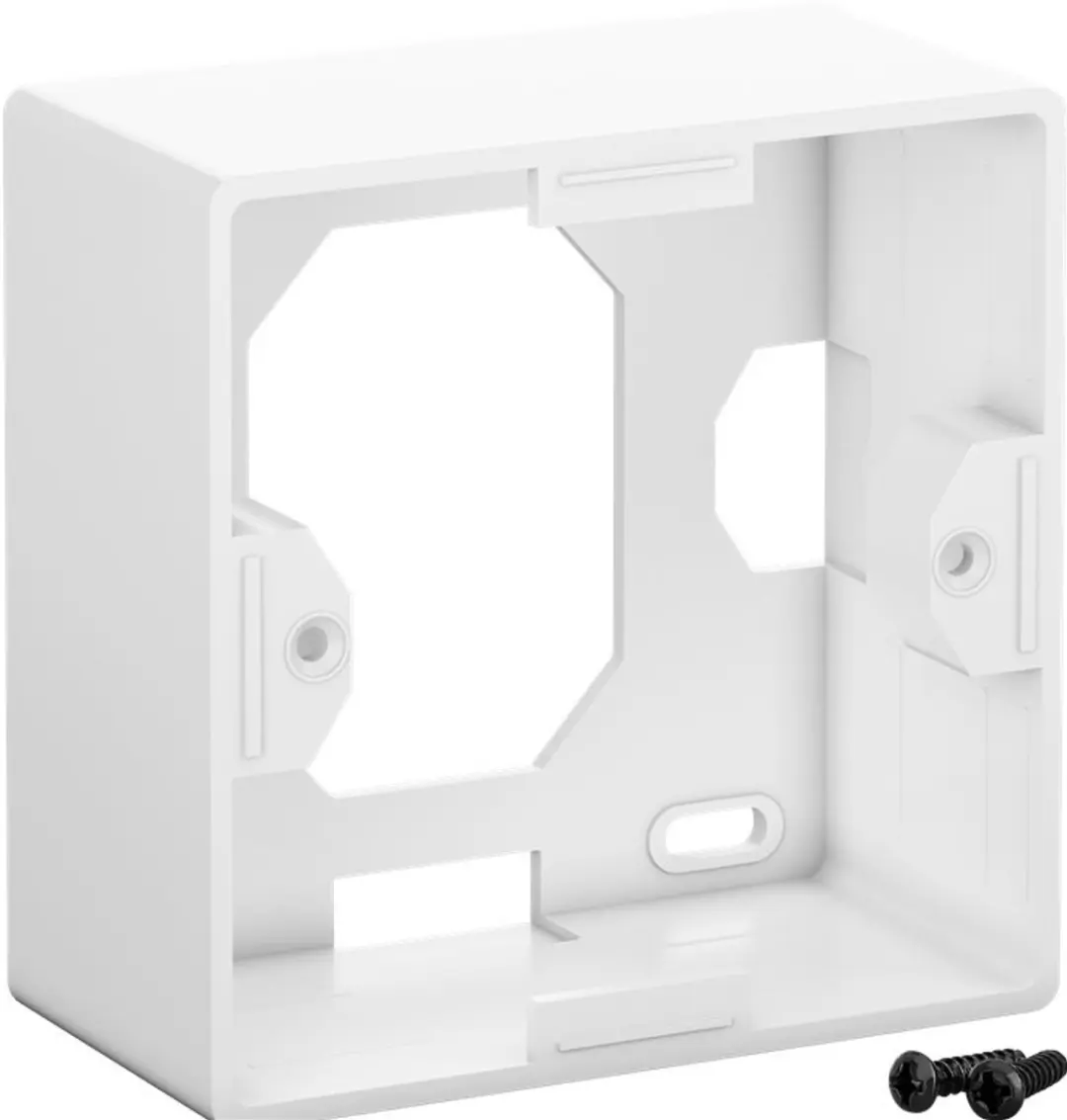 Goobay Premium CAT6 Wandcontactdoos 2x RJ45 - Wit