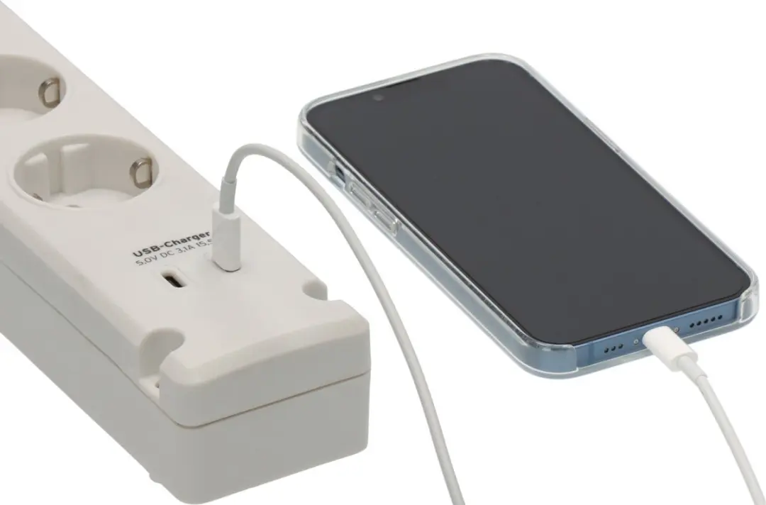Brennenstuhl Bremounta Stekkerdoos 5x USB-C - 3500W - 3m - Wit