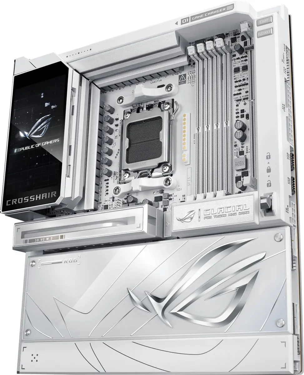 ASUS ROG CROSSHAIR X870E GLACIAL Moederbord - AM5