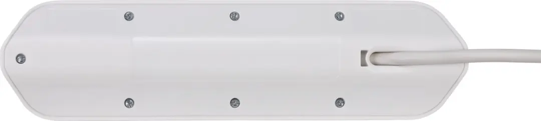 Brennenstuhl Estilo Hoekstopcontactdoos 4-Weg - 2x USB - Zilver/Wit