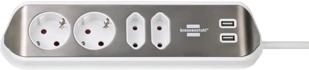Brennenstuhl Estilo Hoekstopcontactdoos 4-Weg