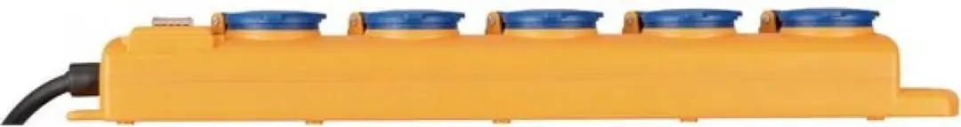 Brennenstuhl Super-Solid SL 554 DE Tafelcontactdozenblok 5x - 3500W - 2m - Geel/Blauw