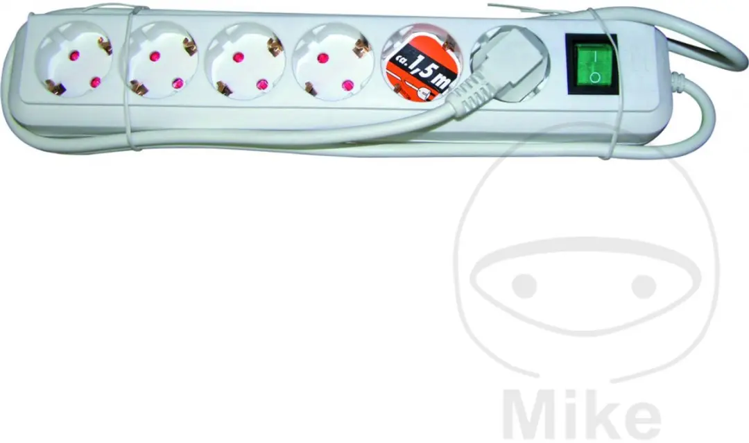 Brennenstuhl Eco-Line 6-voudig Schakelaar 3500W - 1,5m