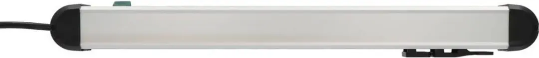 Brennenstuhl Premium Alu-Line 10-voudig 3m Stekkerdoos - Zilver/Zwart