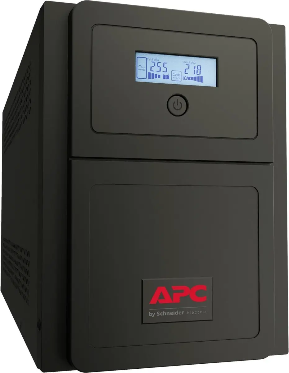 APC Easy SMV SMV1000CAI UPS - 700W - 6 Stopcontacten - Zwart/Grijs