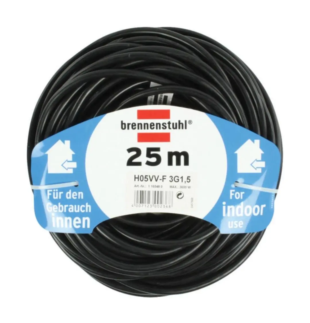 Brennenstuhl Verlengkabel 25m 3500W
