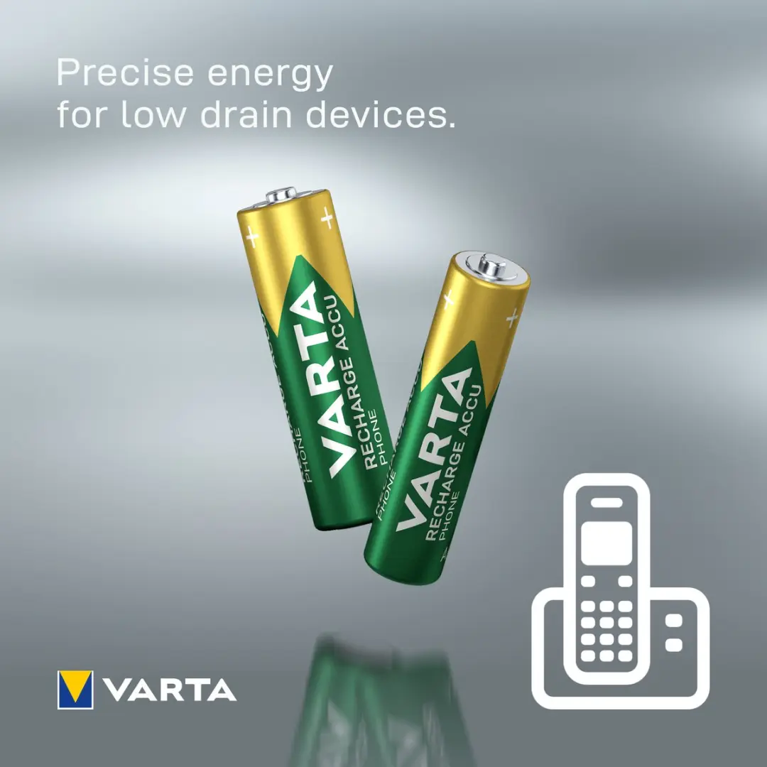 Varta AAA Oplaadbare Batterijen 800mAh - 2 Stuks