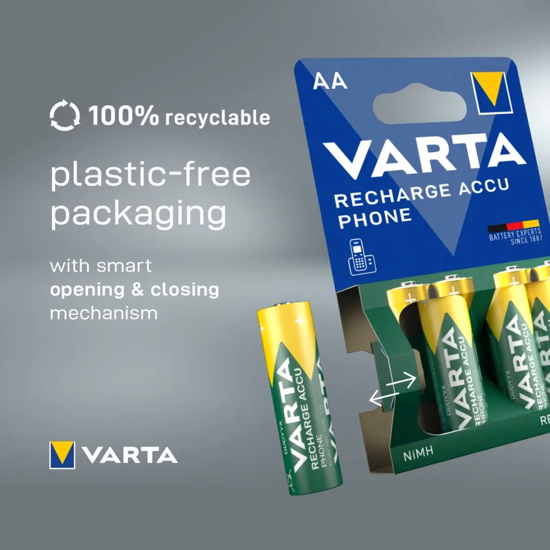 Varta AAA Oplaadbare Batterijen 800mAh - 2 Stuks