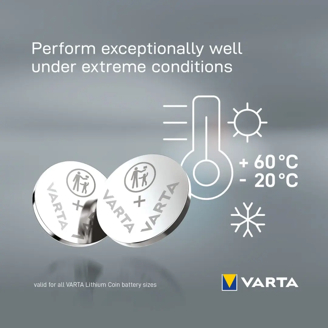 Varta CR2025 Knoopcelbatterij - 2 Stuks