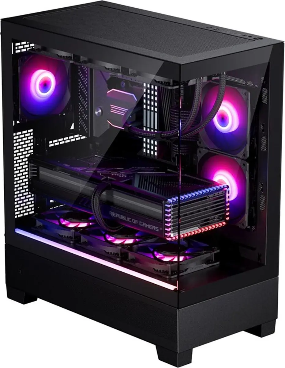 Phanteks XT View PH-XT523V1_DBK01 PC-Case - Zwart