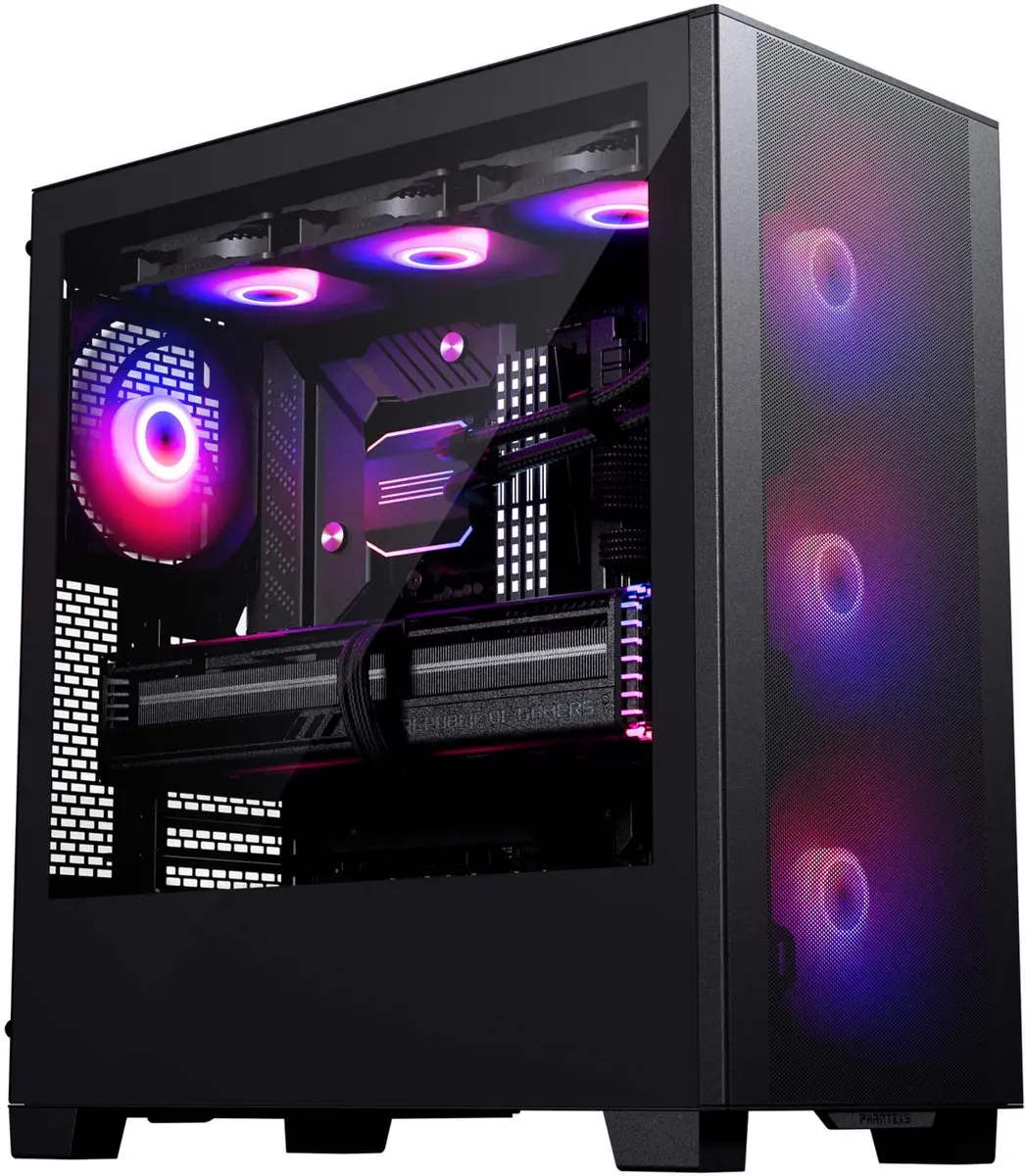Phanteks XT Pro Ultra Midi Tower - 4x M25-140 DRGB Fans - USB-C - Zwart