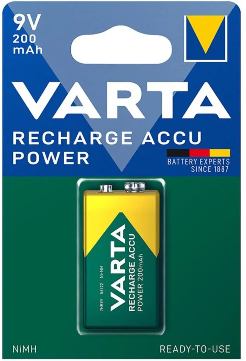 Varta 9V Ready2Use Accu 200mAh