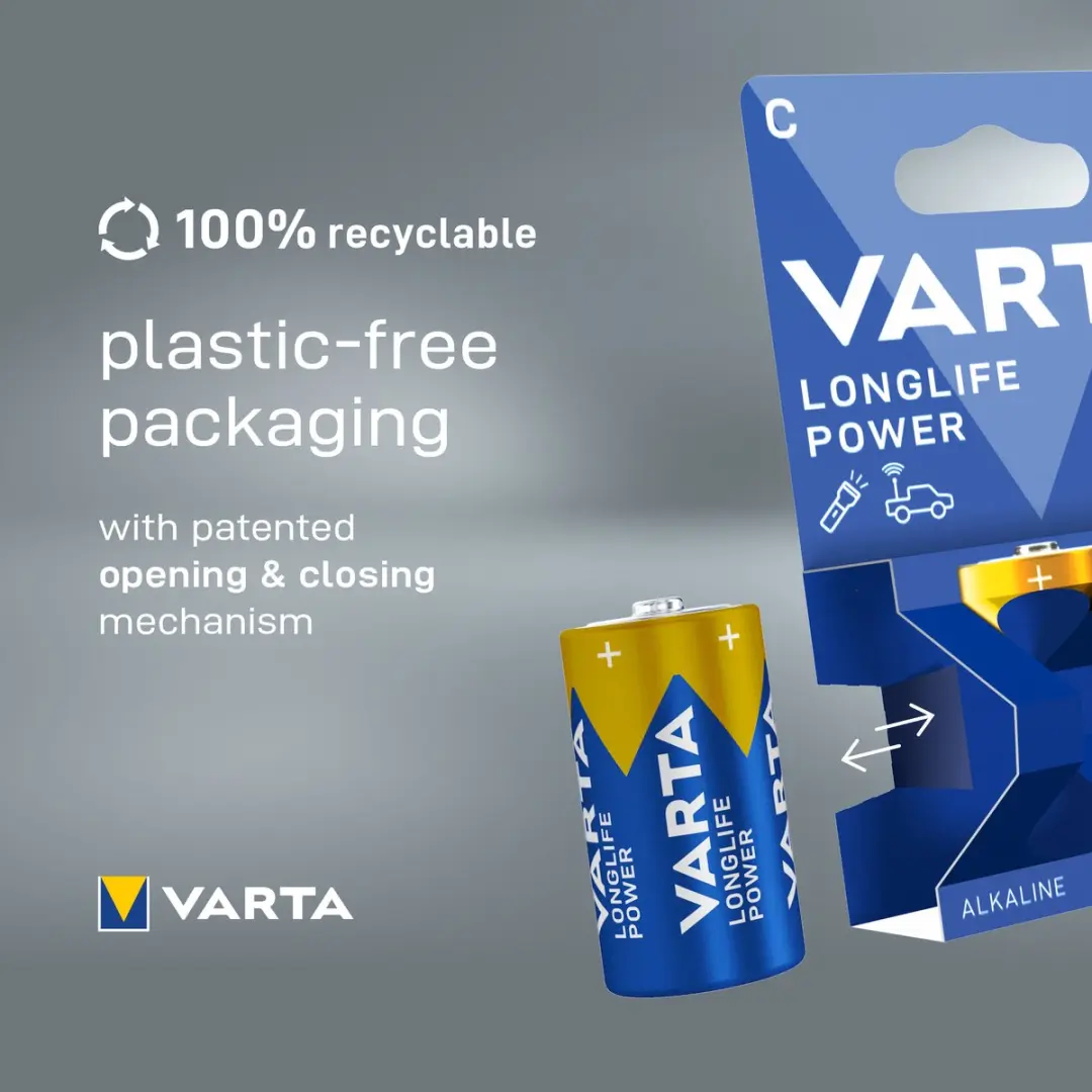 VARTA Longlife Power C Accu - 7000mAh - 2 Stuks