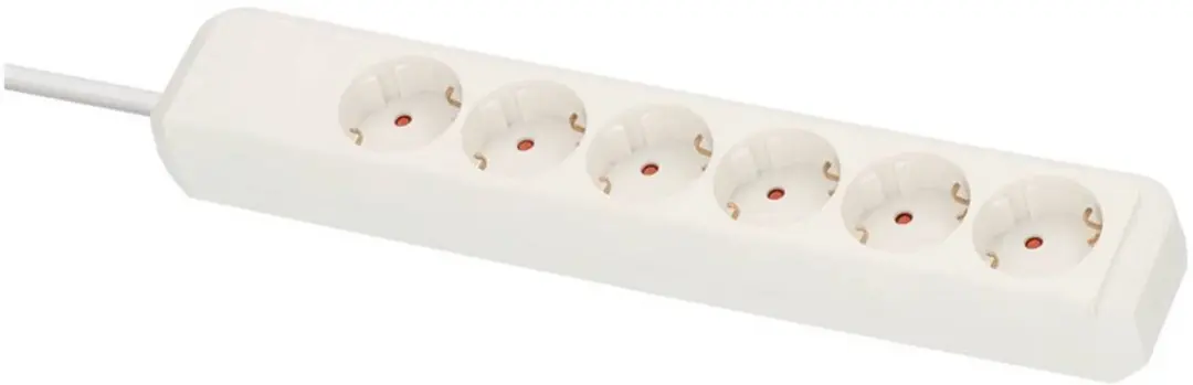 Brennenstuhl Eco-Line 6-voudig 1,5m H05VV-F 3G1,5