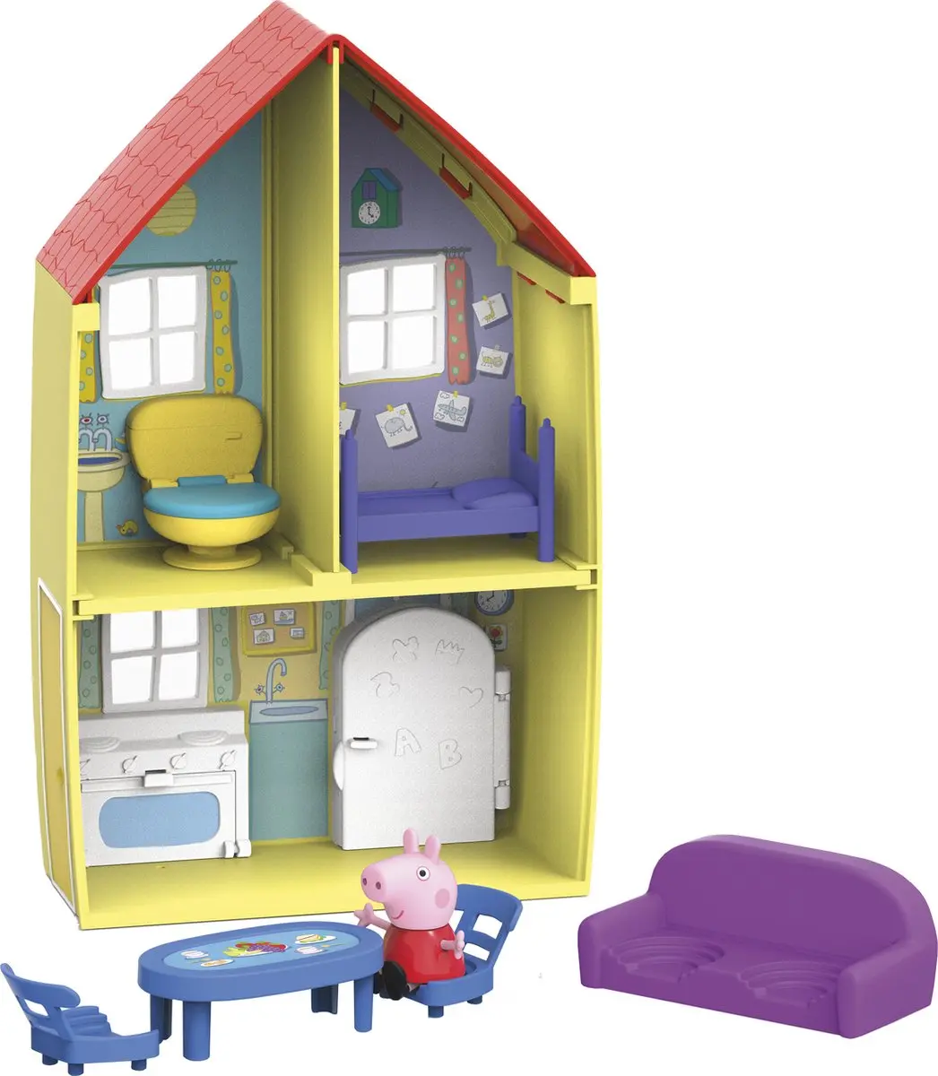 Peppa Pig Peppa's Huis Speelset - Multikleur - afbeelding 6 van 6