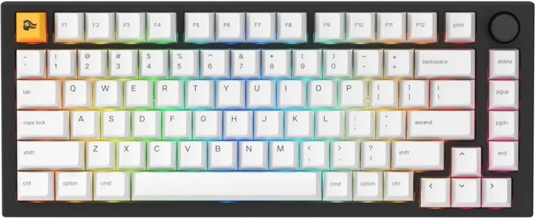 Glorious GMMK Pro GLO-GMMK-P75-FOX-B Gaming Toetsenbord - Zwart
