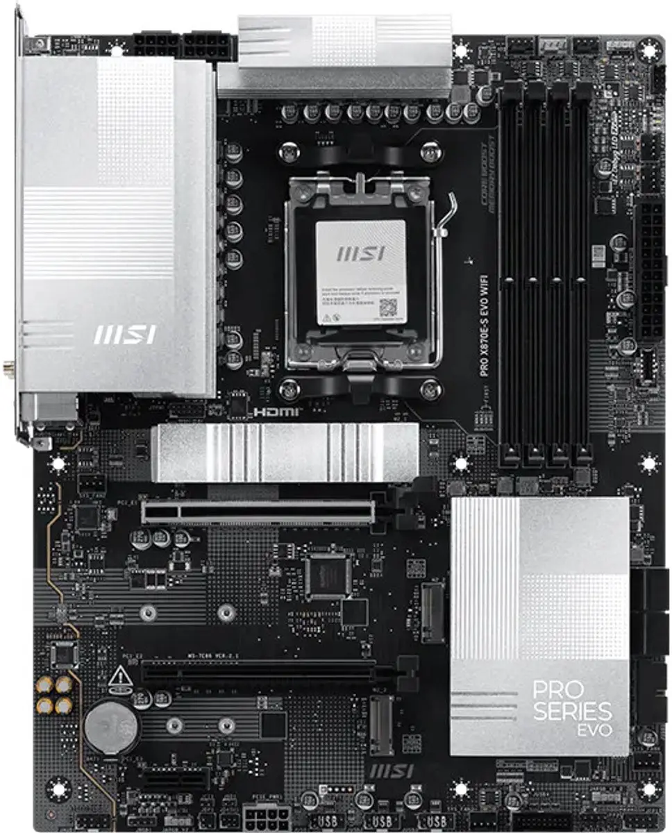 MSI PRO X870E-S EVO WIFI Moederbord