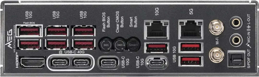 MSI MEG X870E ACE MAX Moederbord - AM5 - 5x M.2