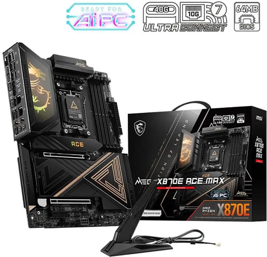 MSI MEG X870E ACE MAX Moederbord - AM5 - 5x M.2 - afbeelding 6 van 6