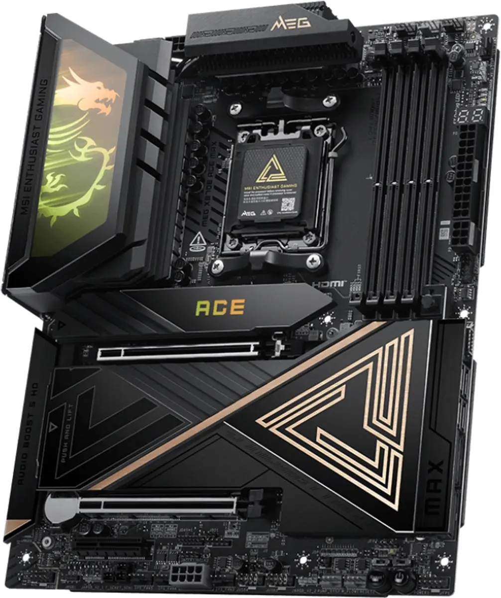 MSI MEG X870E ACE MAX Moederbord - AM5 - 5x M.2