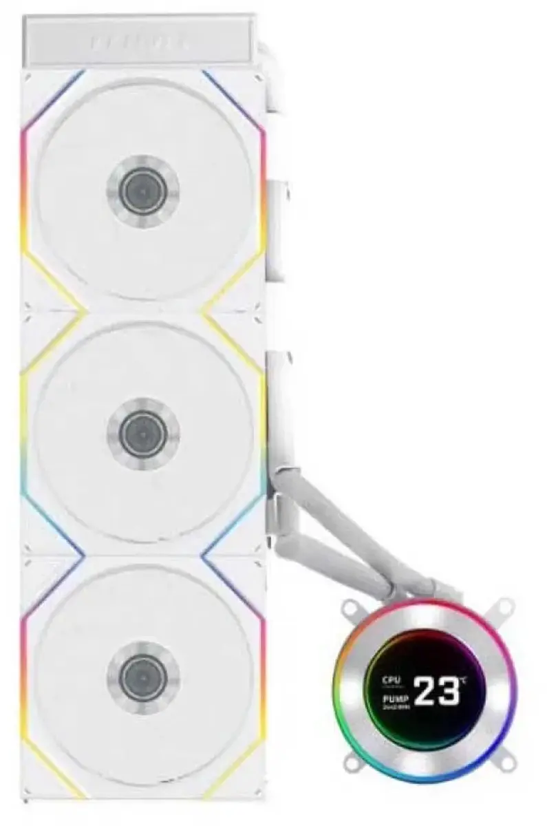 Lian Li Hydroshift II LCD-C 360TL Processor Koeling - 3x 120mm - Wit