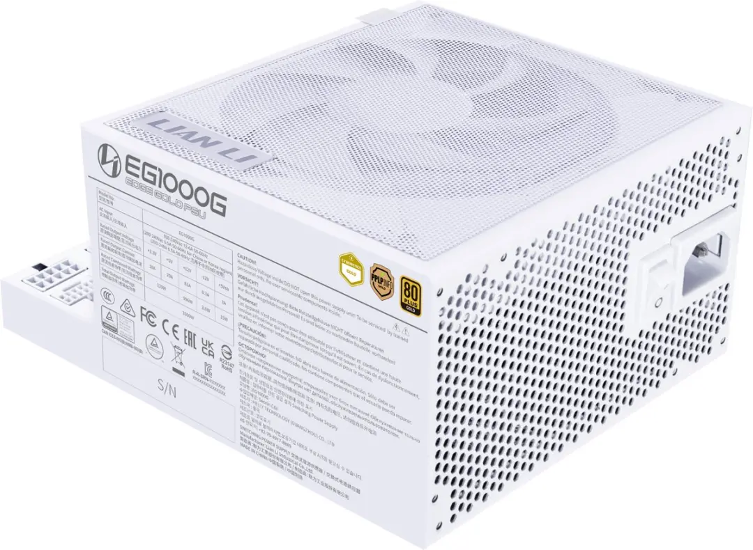 Lian Li EG1000G ATX Voeding 1000W - Wit