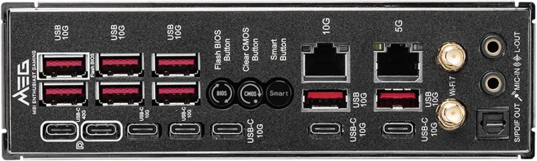 MSI MEG X870E GODLIKE Moederbord - AM5 DDR5 PCIe 5.0