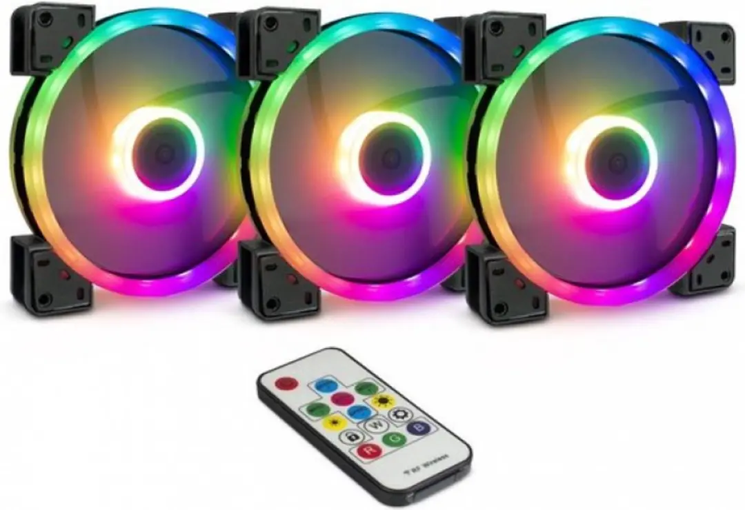 Inter-Tech ARGUS RS-14 RGB-Fan Set