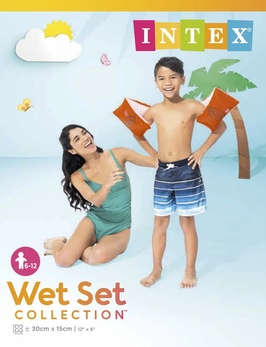 Intex Deluxe L Zwemvleugels 6-10 jaar - Oranje