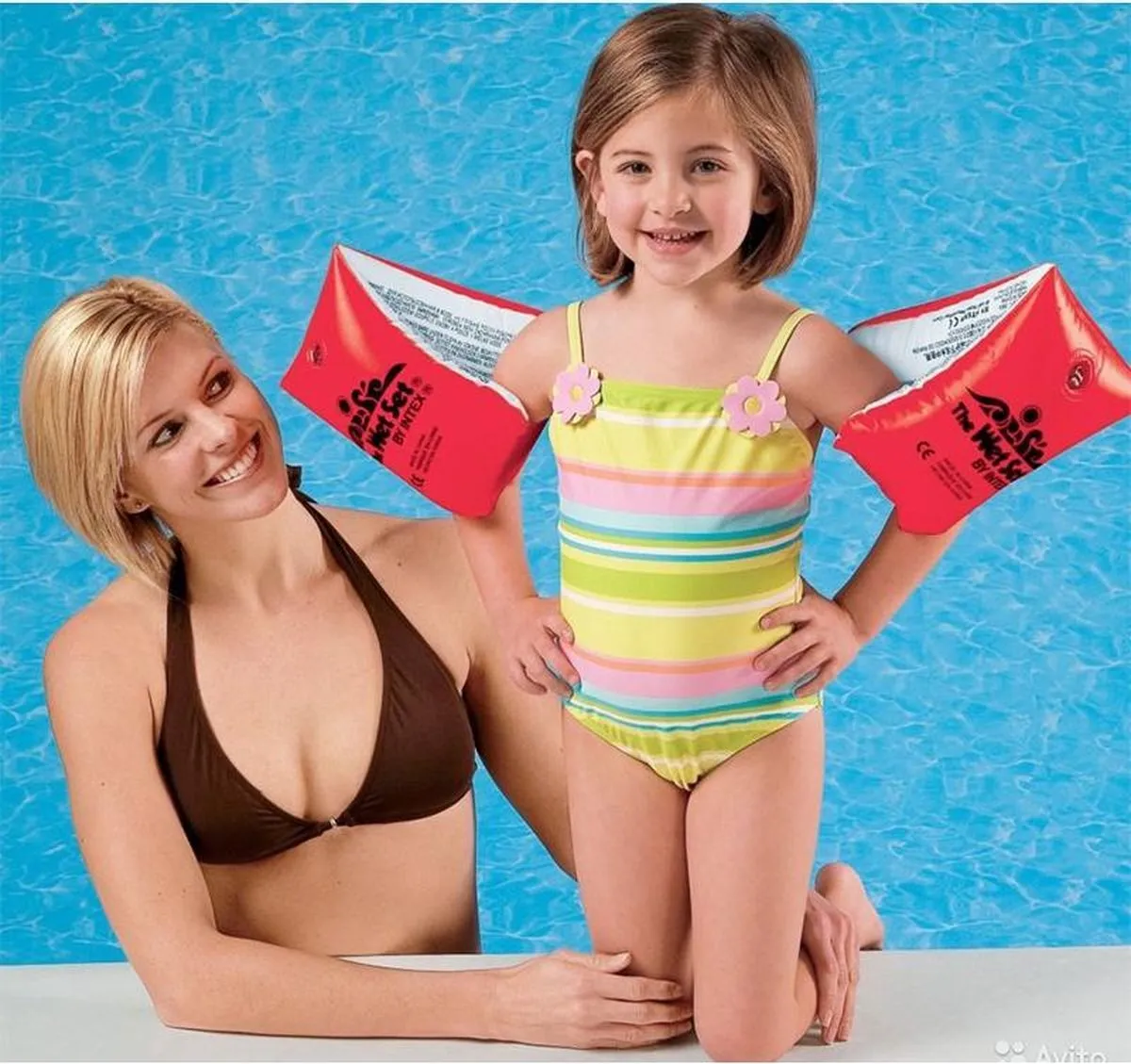 Intex Deluxe L Zwemvleugels 6-10 jaar - Oranje