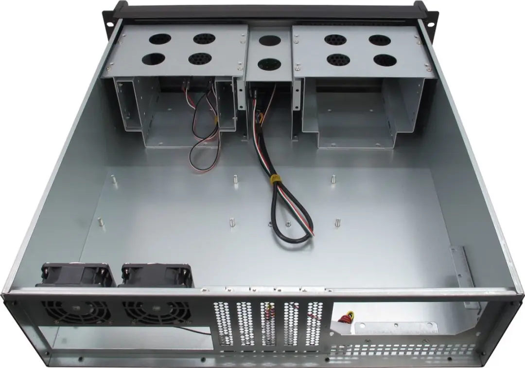 Inter-Tech 3U-3098-S Rack - 2x 2.5" 5x 3.5" 4x 5.25" - Zwart