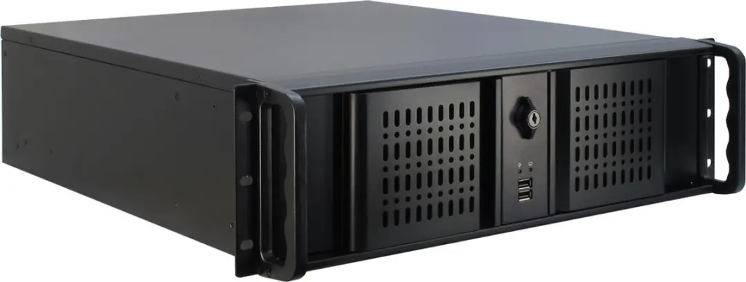 Inter-Tech 3U-3098-S Rack - 2x 2.5" 5x 3.5" 4x 5.25" - Zwart